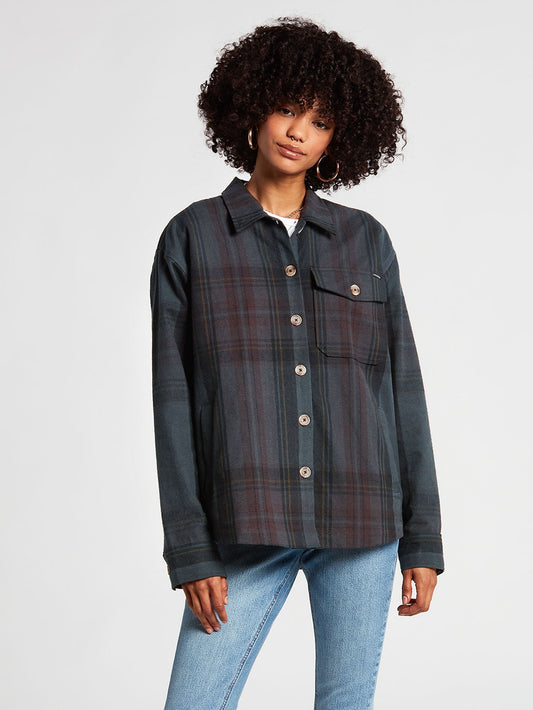 Sound Trip Jacket - BLACK PLUM