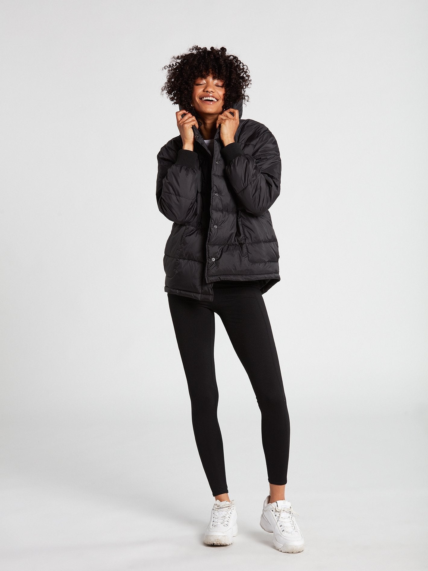 Puff It Up Jacket - BLACK
