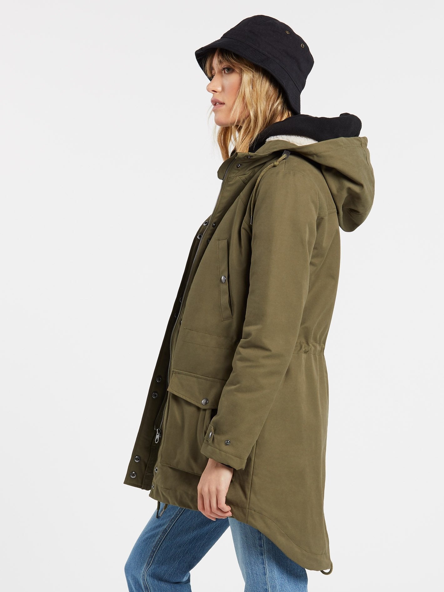 Walk On By 5K Parka - OLIVE