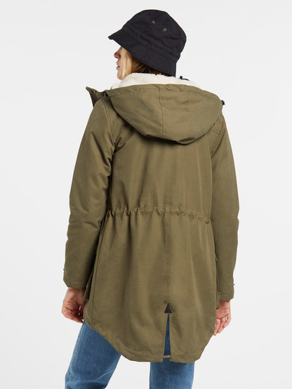 Walk On By 5K Parka - OLIVE