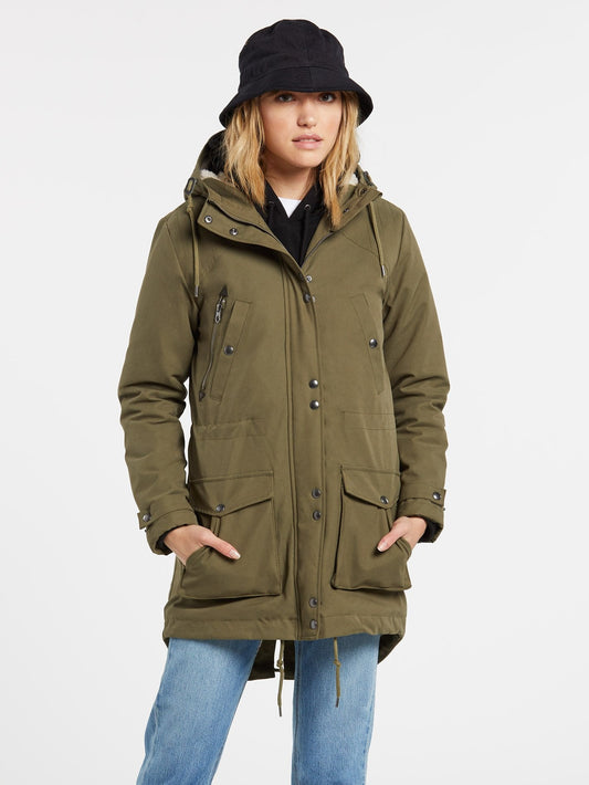 Walk On By 5K Parka - OLIVE