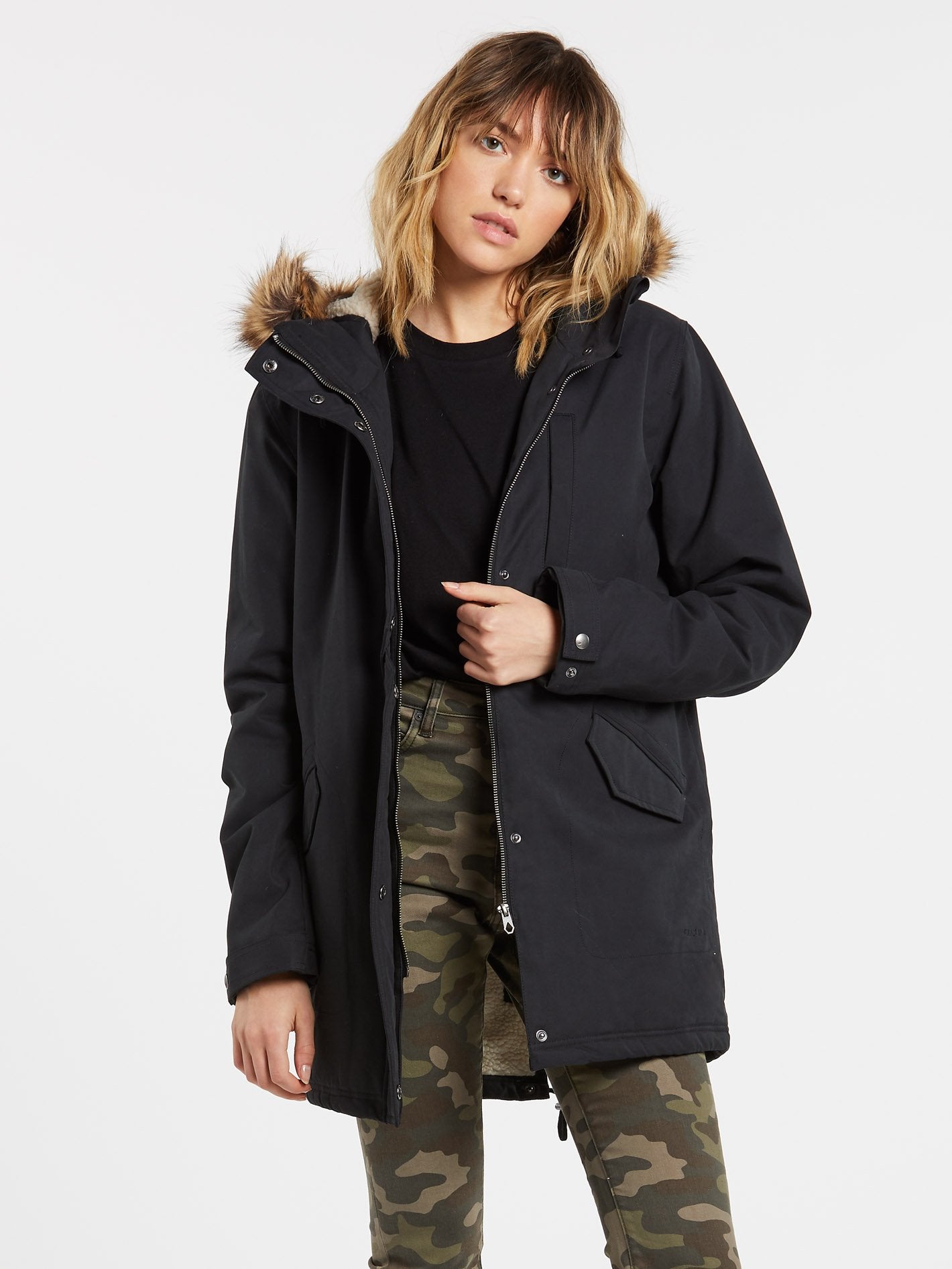 Less Is More 5K Parka - BLACK