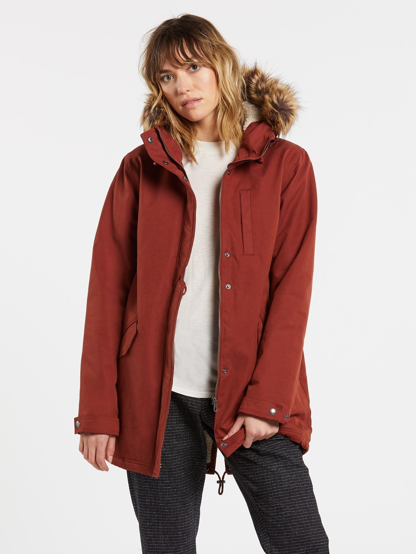Less Is More 5K Parka - BRICK