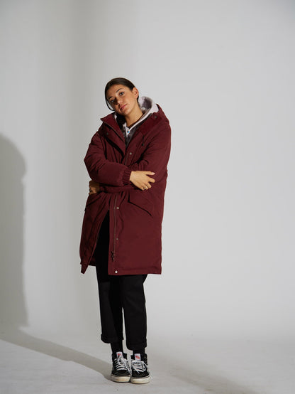 Sleepi Puff Parka - BURGUNDY