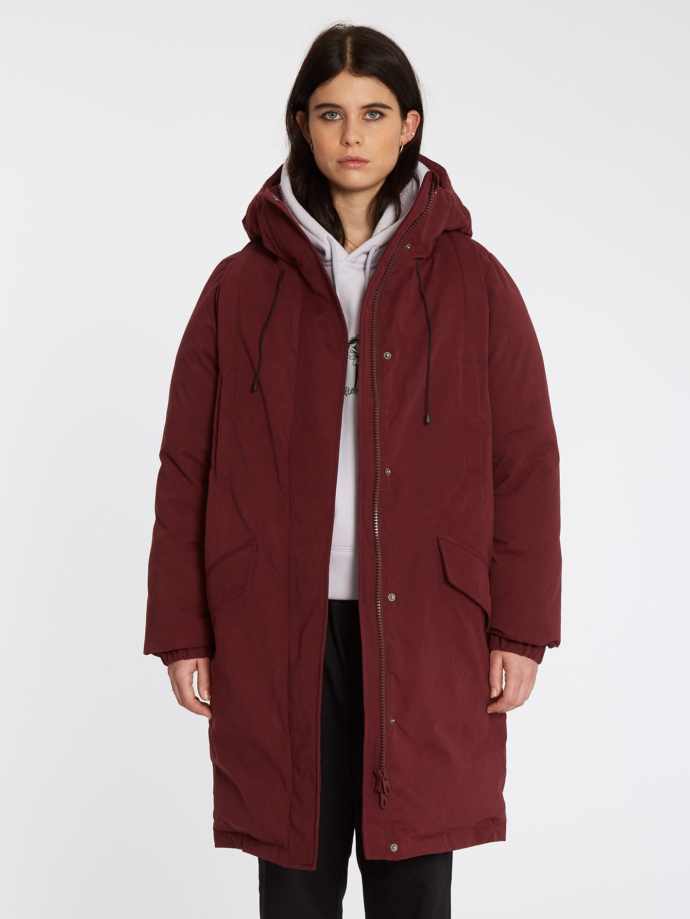 Sleepi Puff Parka - BURGUNDY