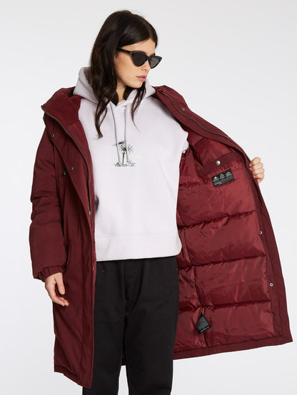 Sleepi Puff Parka - BURGUNDY