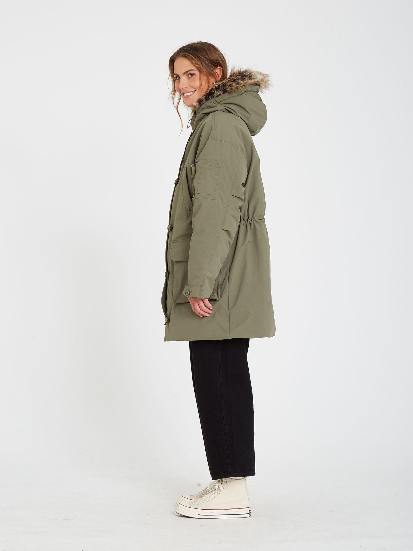 Warmer N Over 5K Parka - ARMY GREEN COMBO