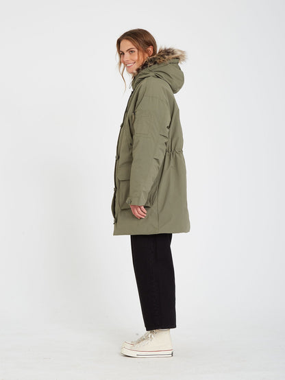 Warmer N Over 5K Parka - ARMY GREEN COMBO