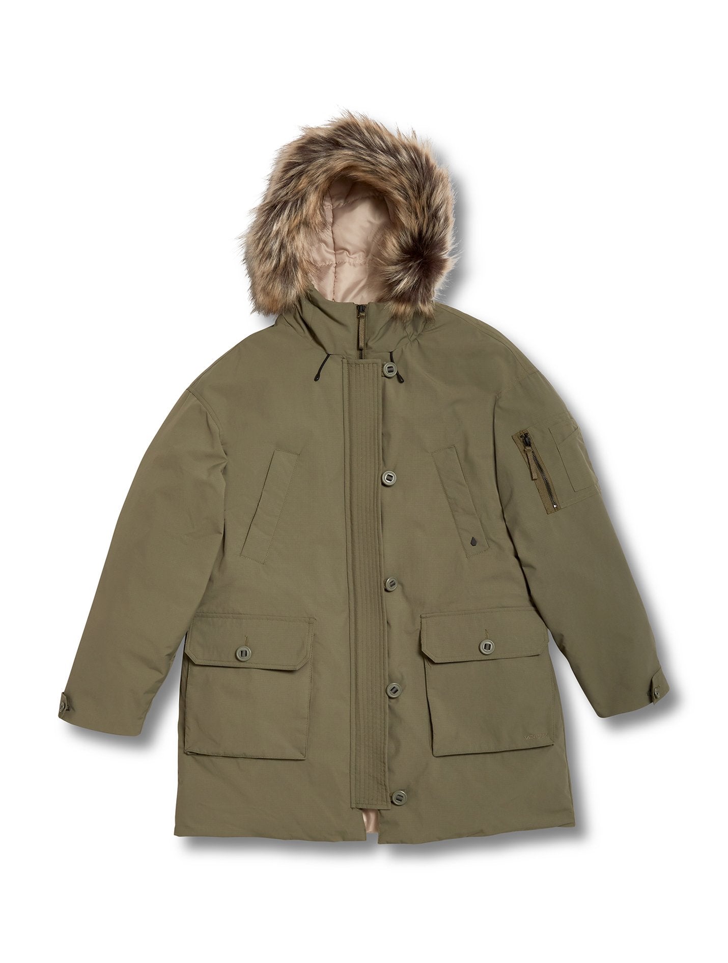 Warmer N Over 5K Parka - ARMY GREEN COMBO