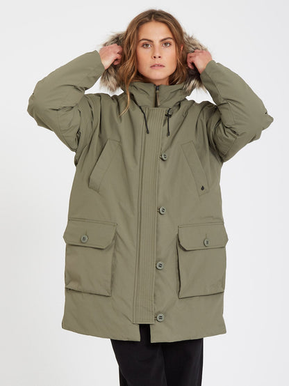 Warmer N Over 5K Parka - ARMY GREEN COMBO