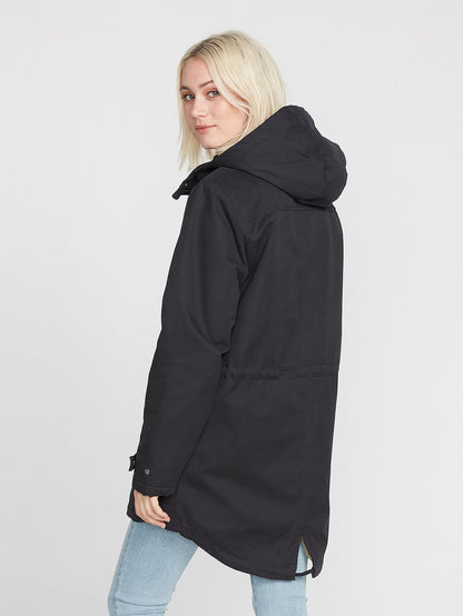 Walk On By 5K Parka - BLACK