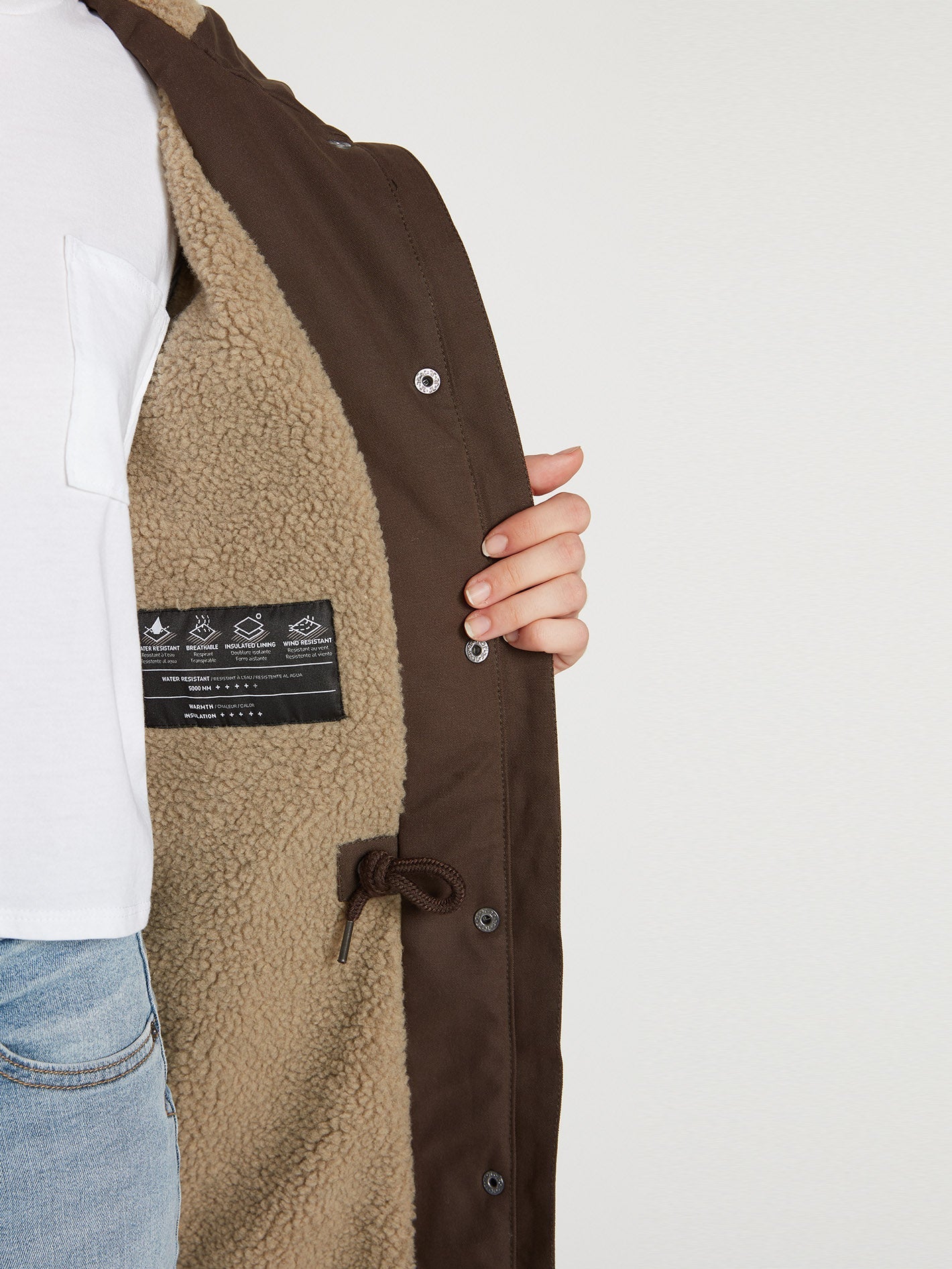 Walk On By 5K Parka - ESPRESSO