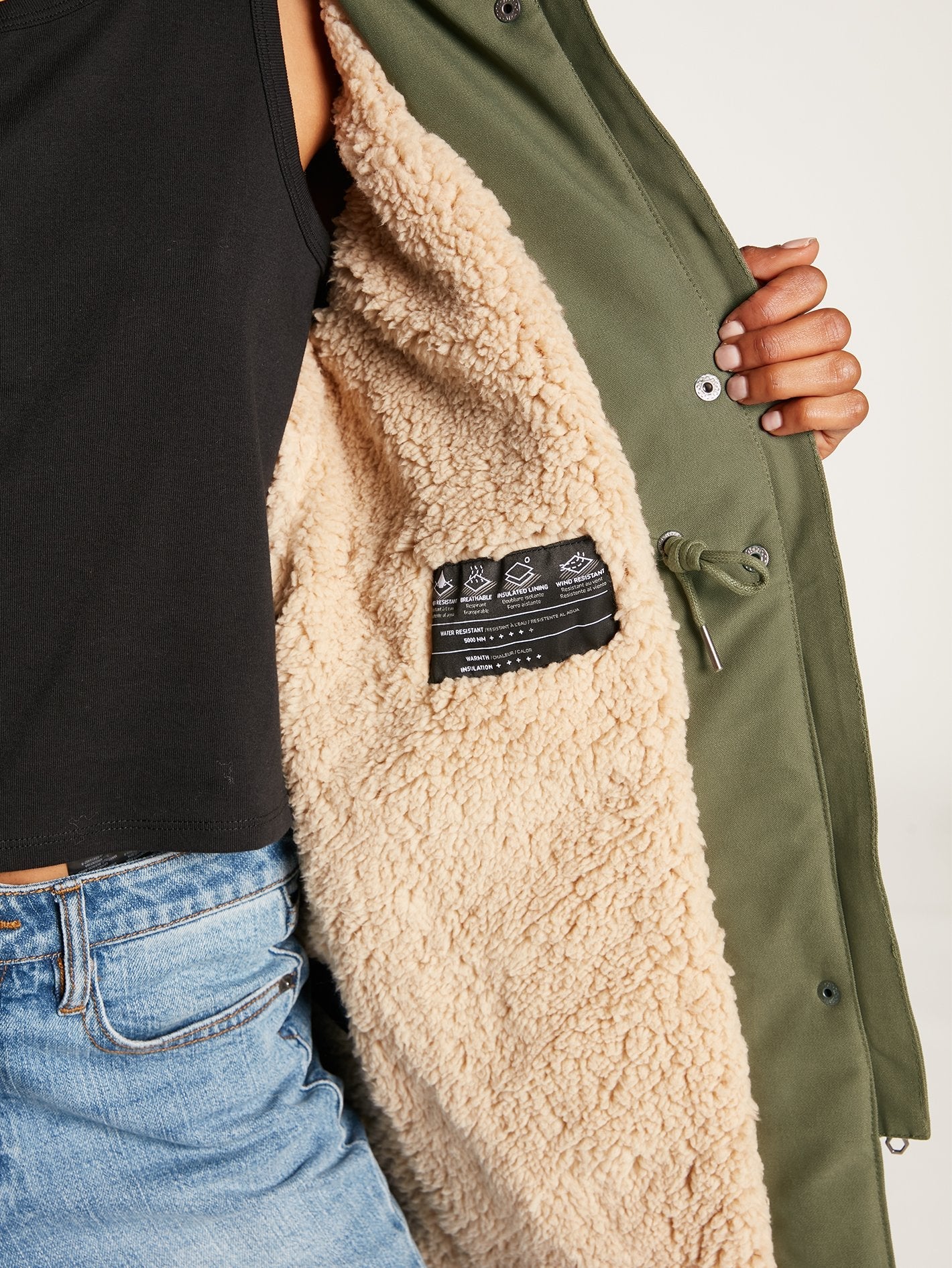 Less Is More 5K Parka - ARMY GREEN COMBO
