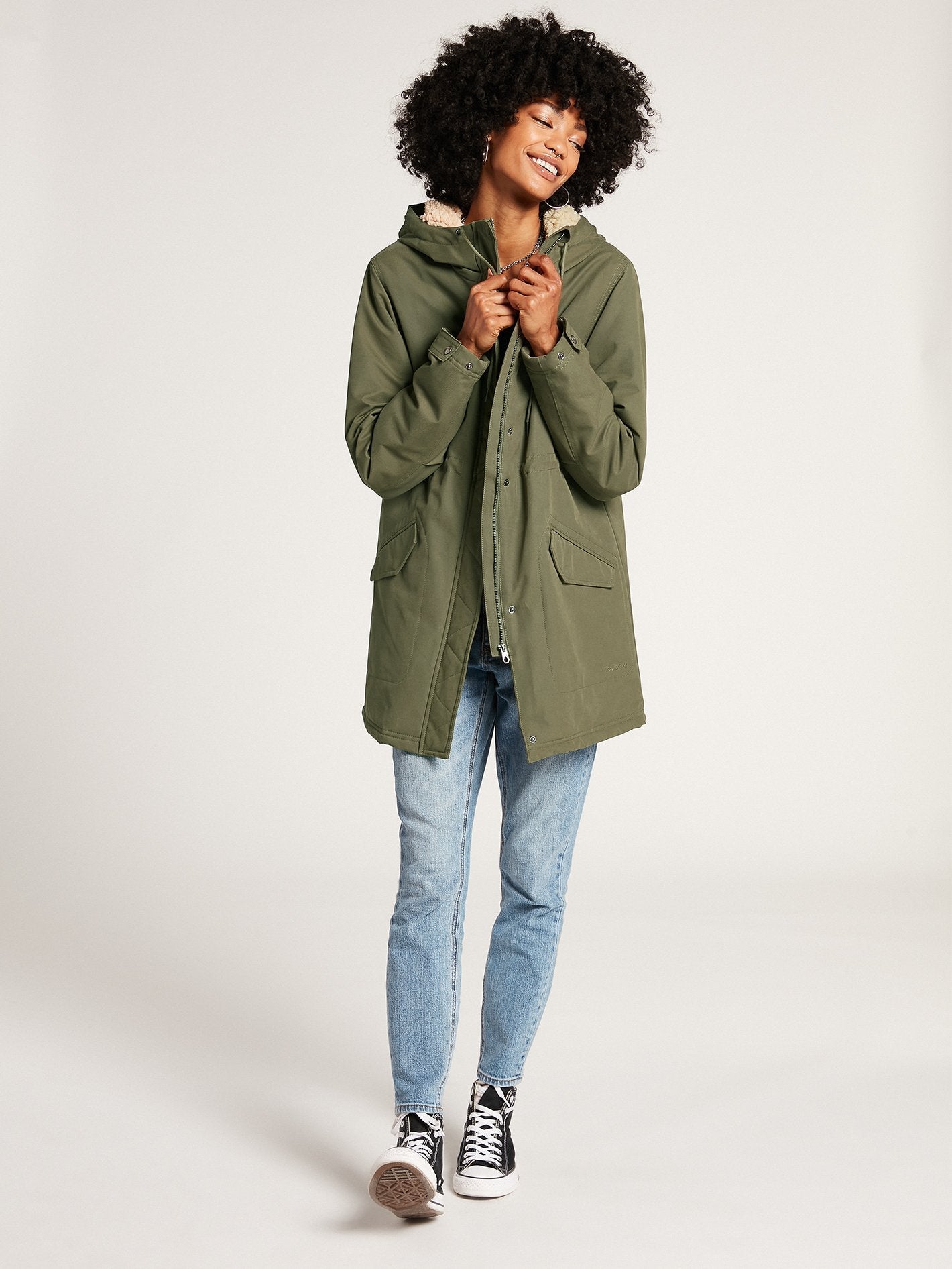 Less Is More 5K Parka - ARMY GREEN COMBO