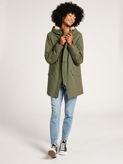 Less Is More 5K Parka - ARMY GREEN COMBO