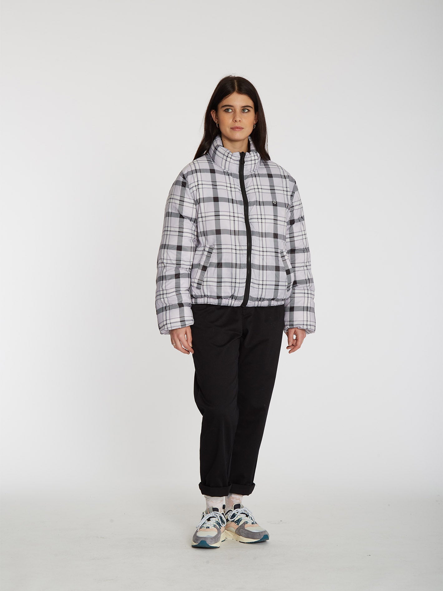 Down'N Puff Jacket (Reversible) - BLACK