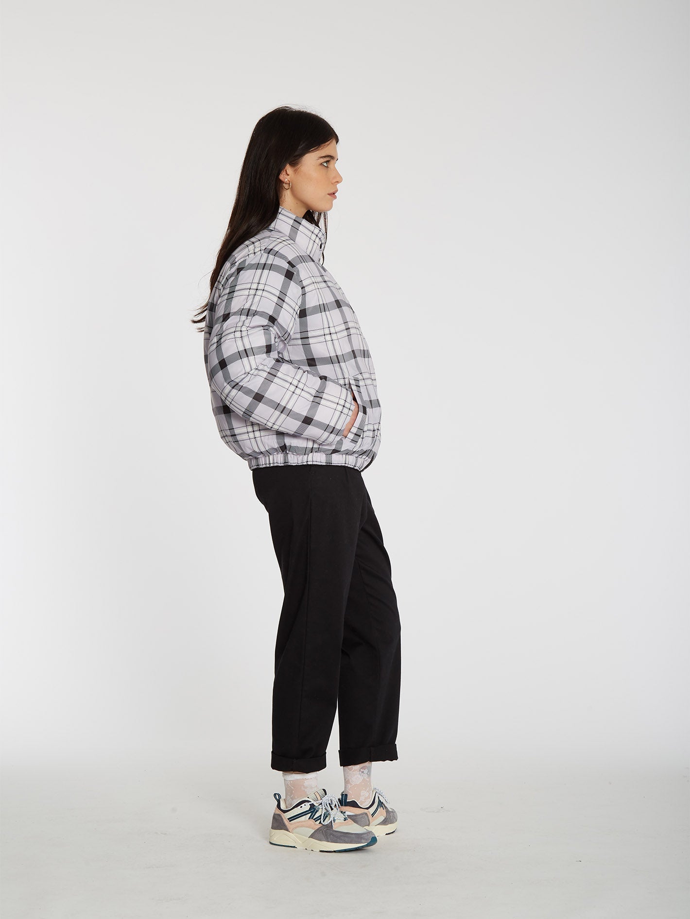 Down'N Puff Jacket (Reversible) - BLACK