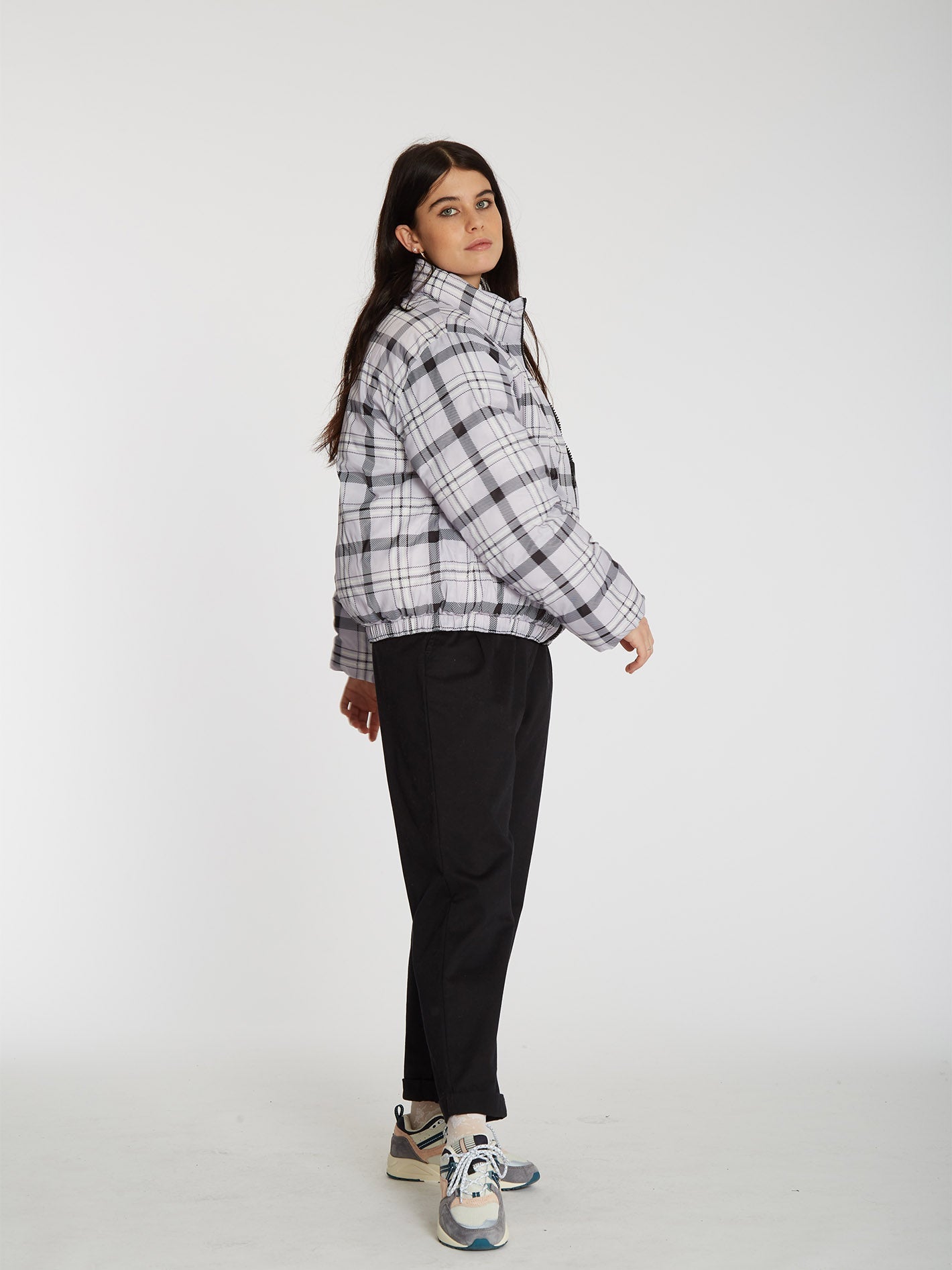 Down'N Puff Jacket (Reversible) - BLACK