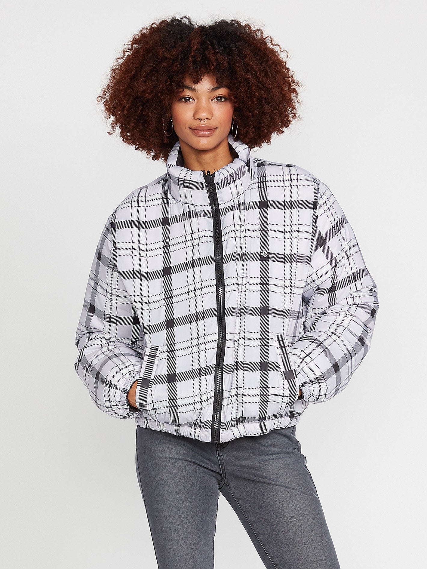Down'N Puff Jacket (Reversible) - BLACK