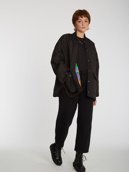 Chrissie Abbott X French Jacket (Reversible) - BLACK