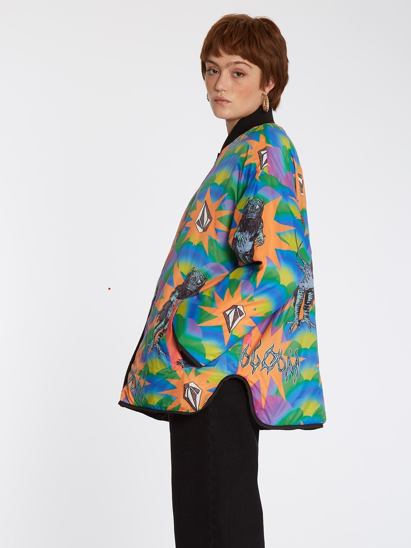 Chrissie Abbott X French Jacket (Reversible) - BLACK
