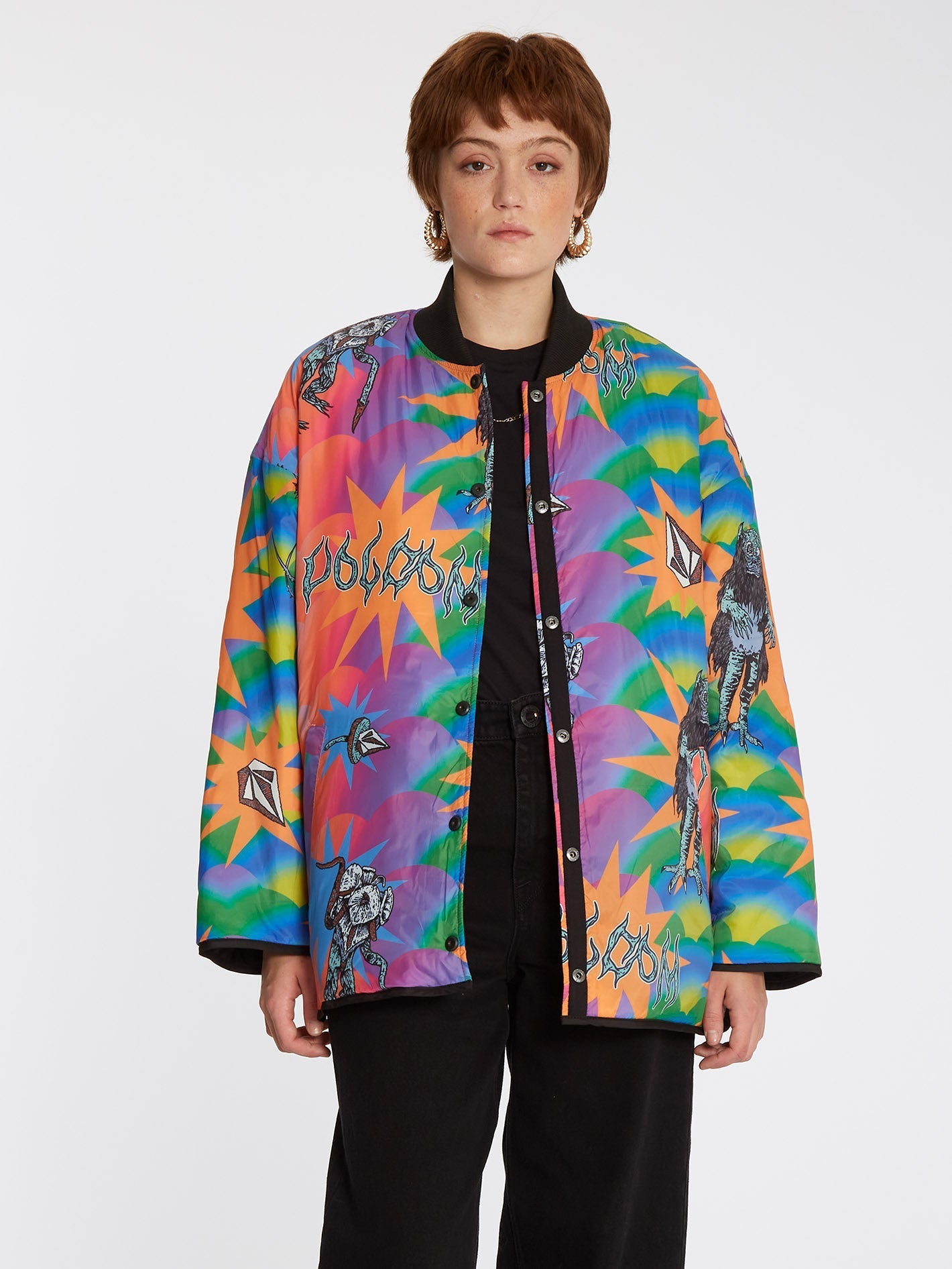 Chrissie Abbott X French Jacket (Reversible) - BLACK