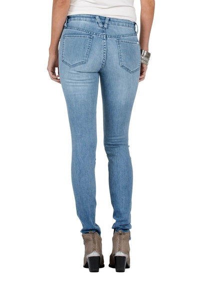 Super Stoned Skinny Jeans - Ash Blue
