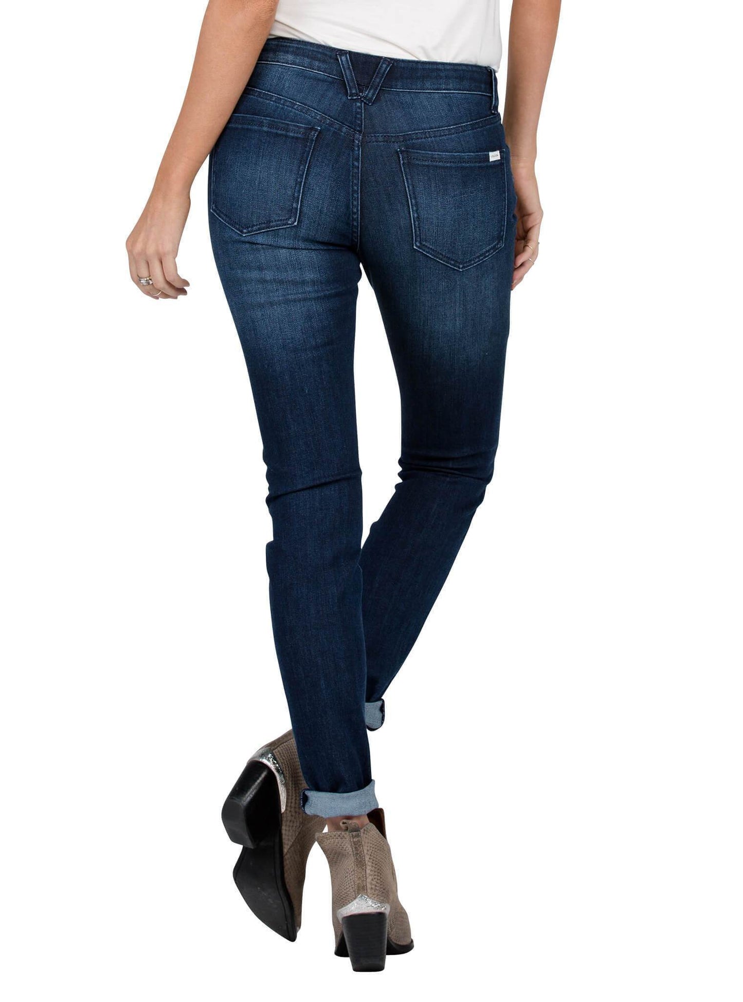 Super Stoned Skinny Jeans - Double Down Indigo