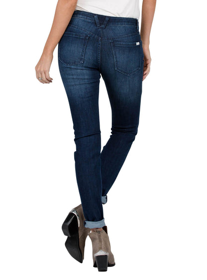 Super Stoned Skinny Jeans - Double Down Indigo