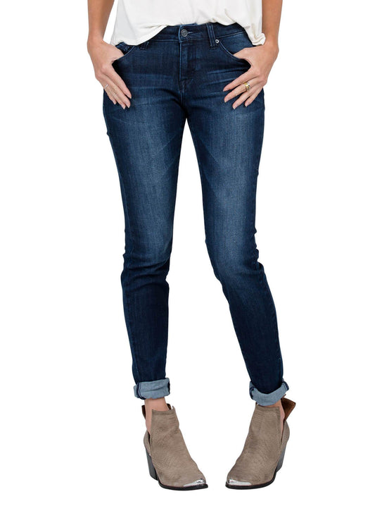 Super Stoned Skinny Jeans - Double Down Indigo