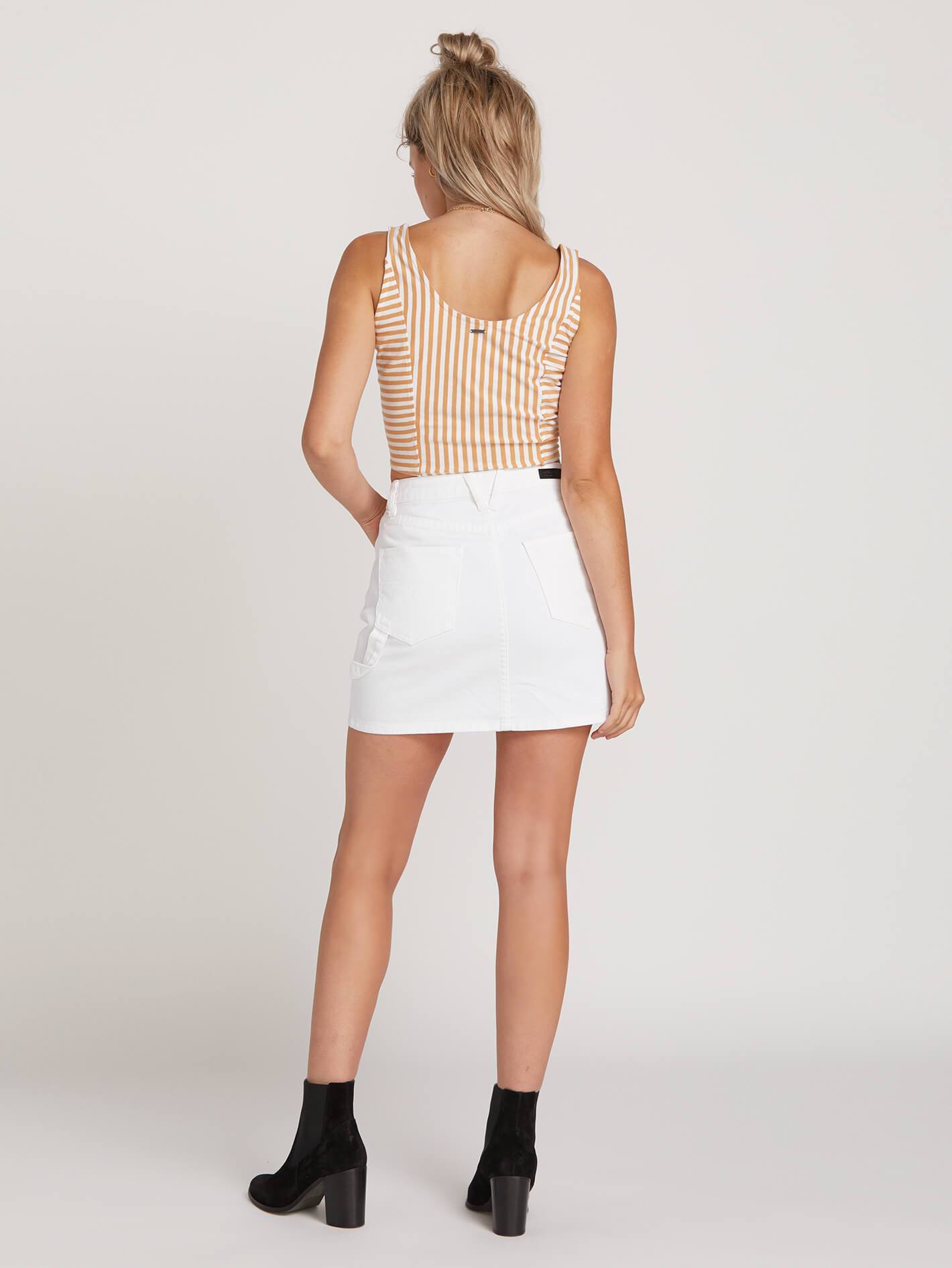 Fix It Mini Skirt  - White