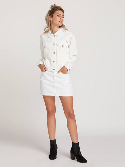 Fix It Denim Jacket  - White