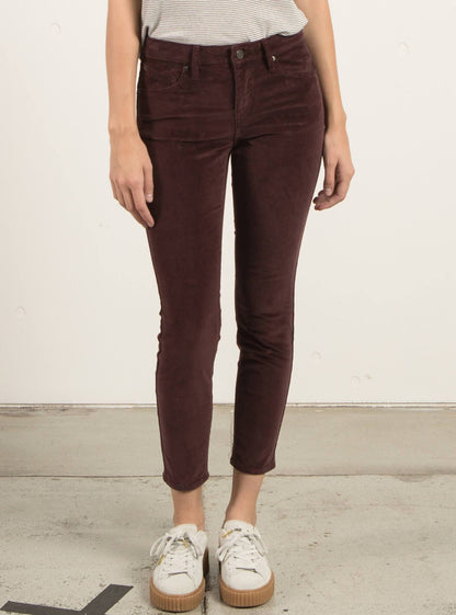 Super Stoned Ankle Jeans - Plum