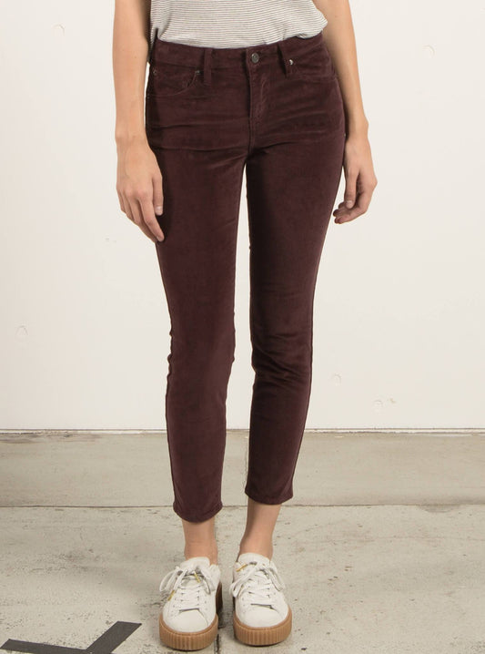 Super Stoned Ankle Jeans - Plum
