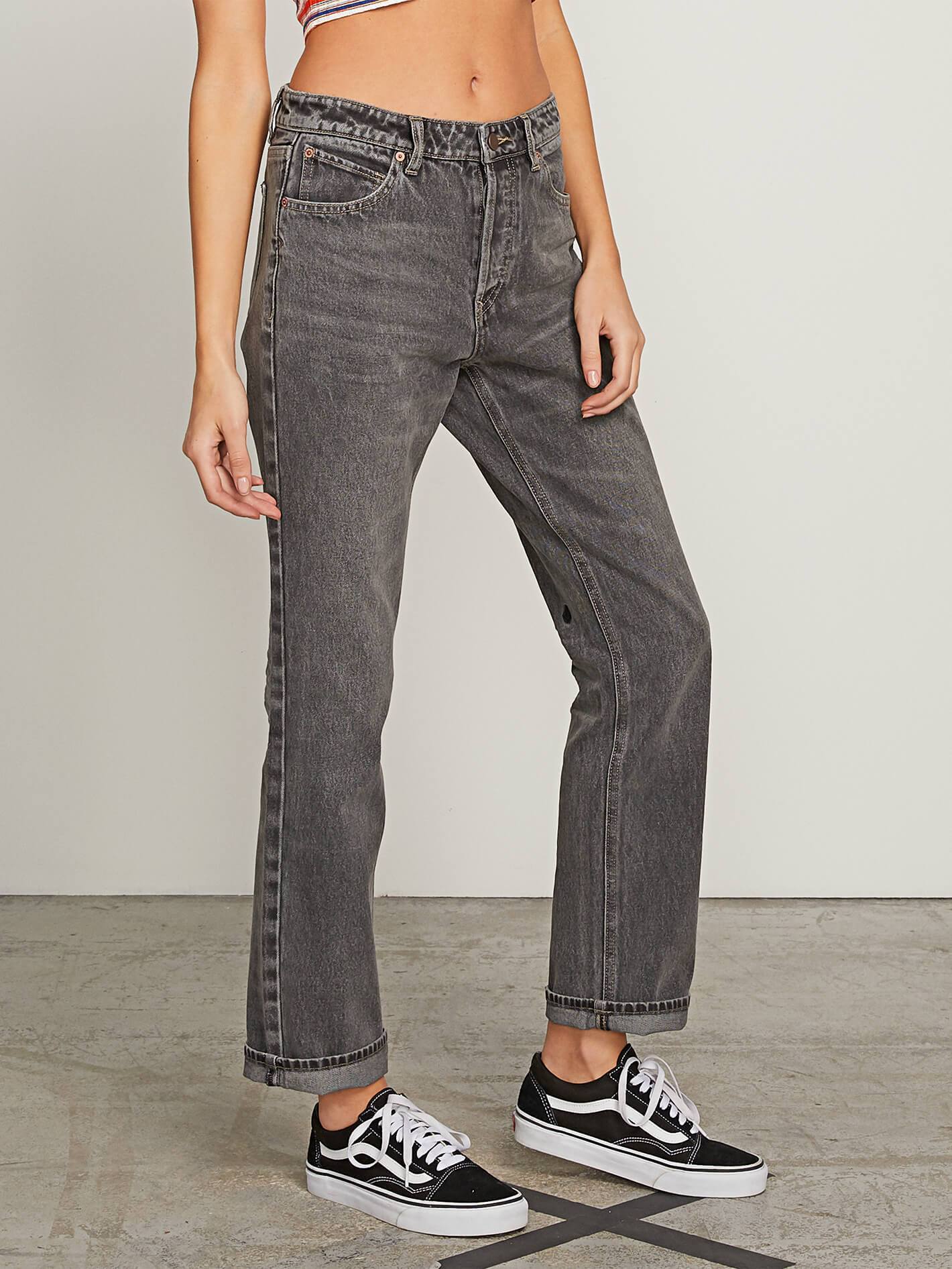 Stoney BF Jeans - Black Destructo