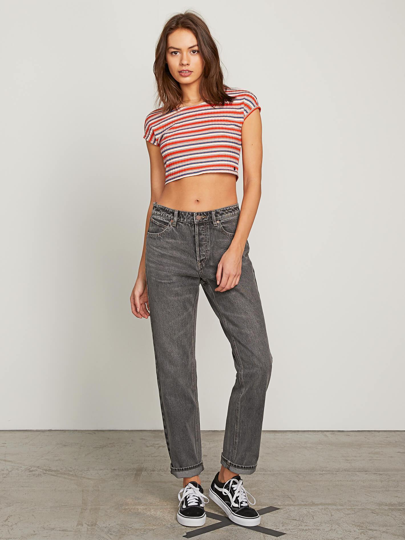 Stoney BF Jeans - Black Destructo
