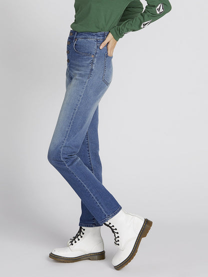 Super Stoned Skinny - Medium Blue Wash