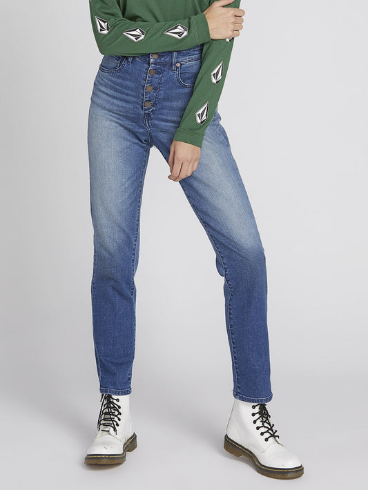 Super Stoned Skinny - Medium Blue Wash