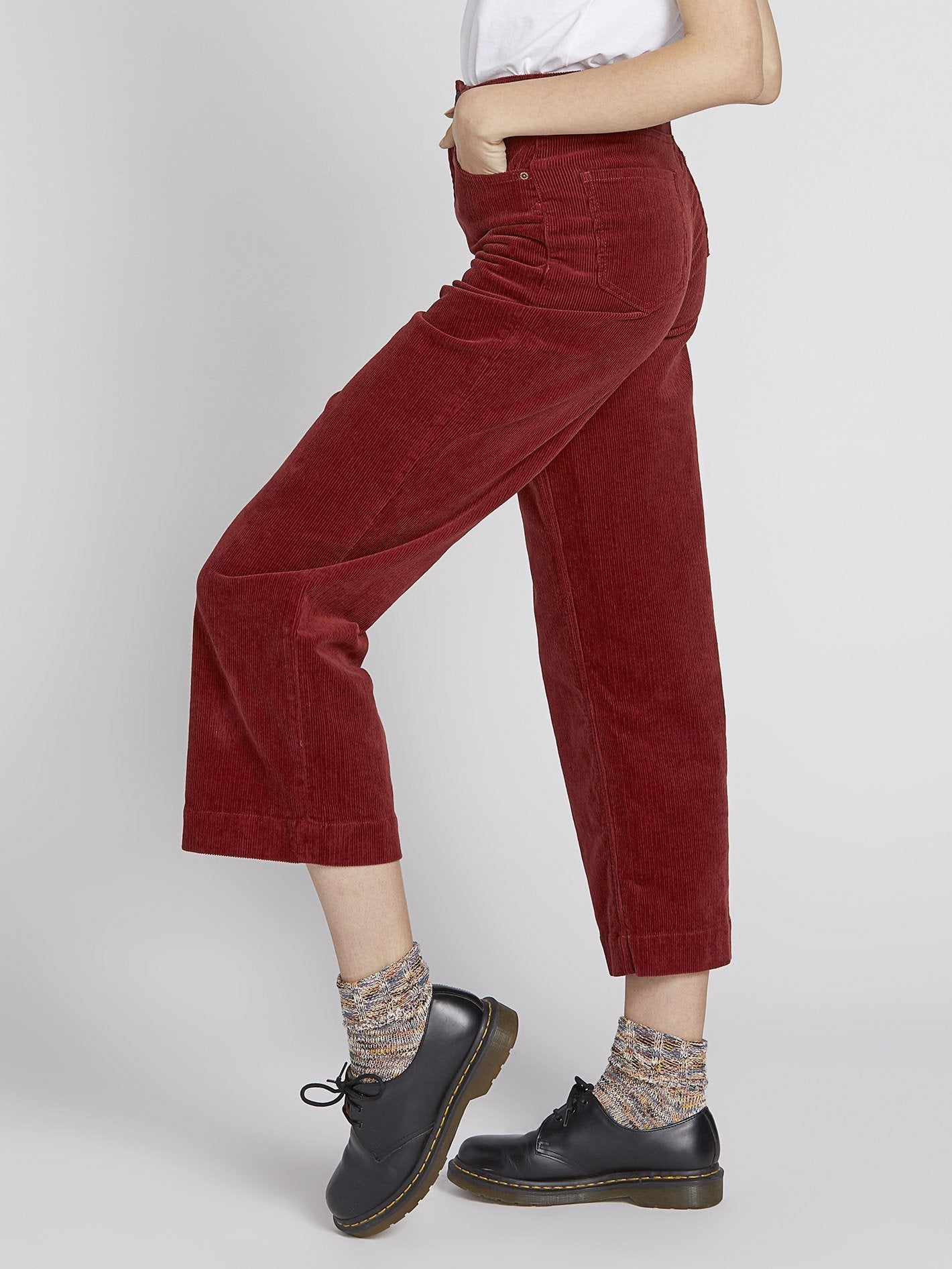 Oh My Cord Wide Leg - Auburn