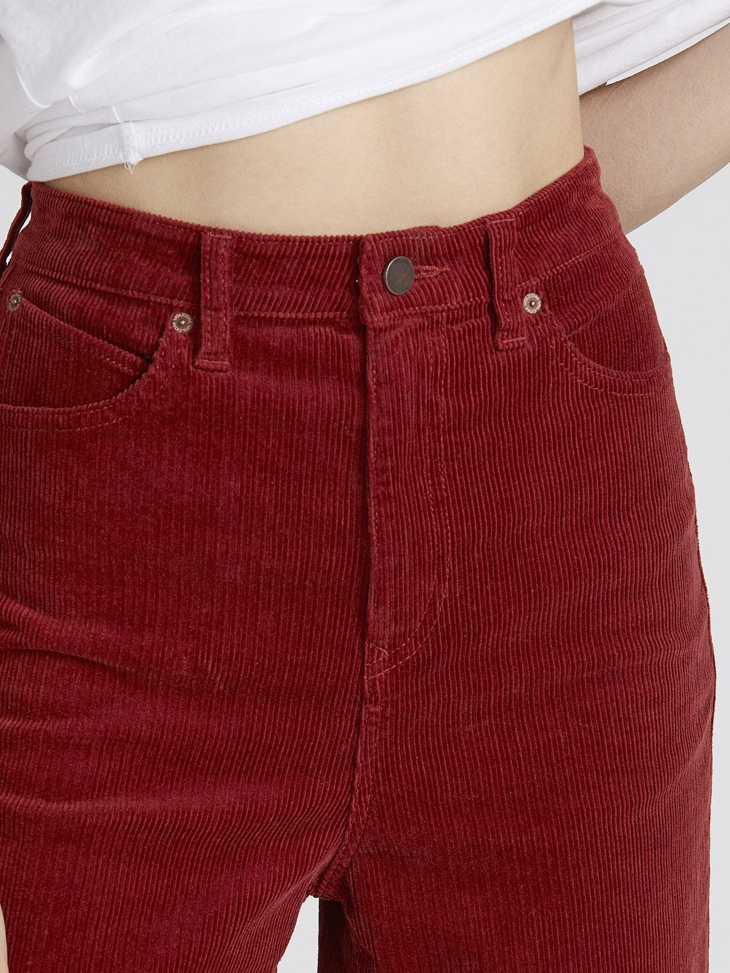 Oh My Cord Wide Leg - Auburn