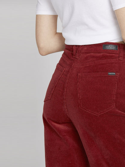 Oh My Cord Wide Leg - Auburn