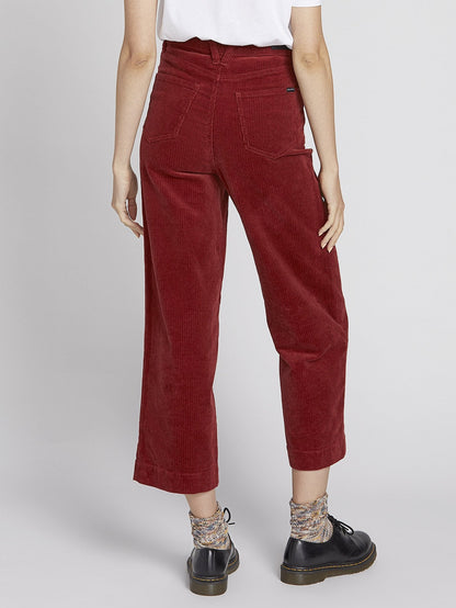 Oh My Cord Wide Leg - Auburn
