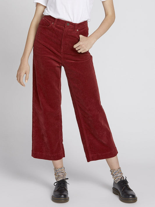 Oh My Cord Wide Leg - Auburn