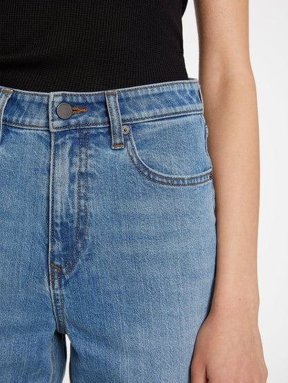 Stoned Straight Jean - ASH BLUE