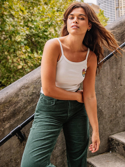 Weellow Corduroy Trousers - DARK PINE