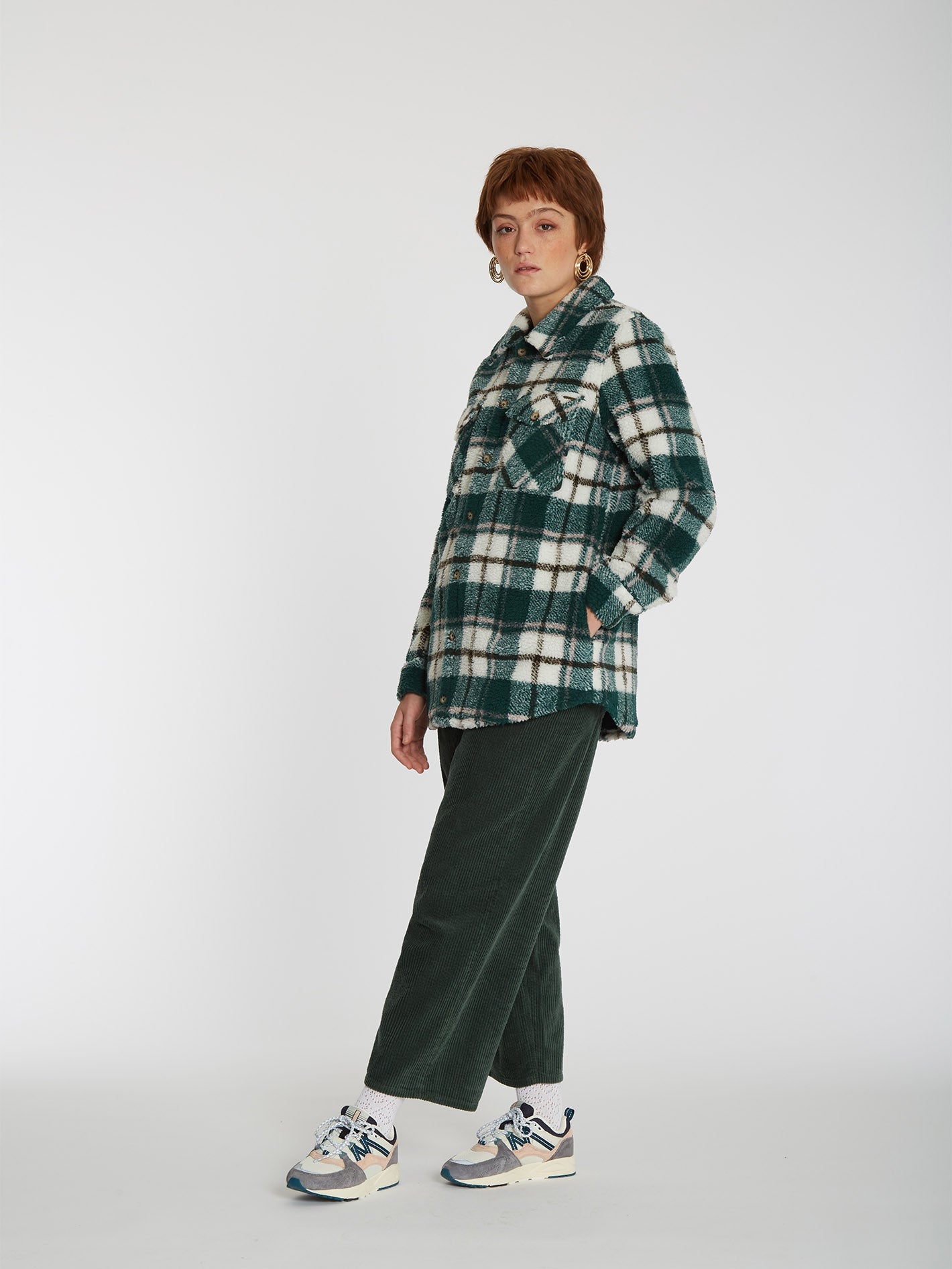 Weellow Corduroy Trousers - DARK PINE