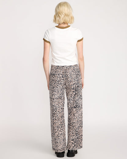 Stoned Boyfriend Lowrise Jeans - Animal Print