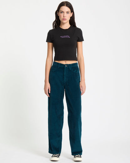 Weellow II Corduroy Trousers - Emerald Green