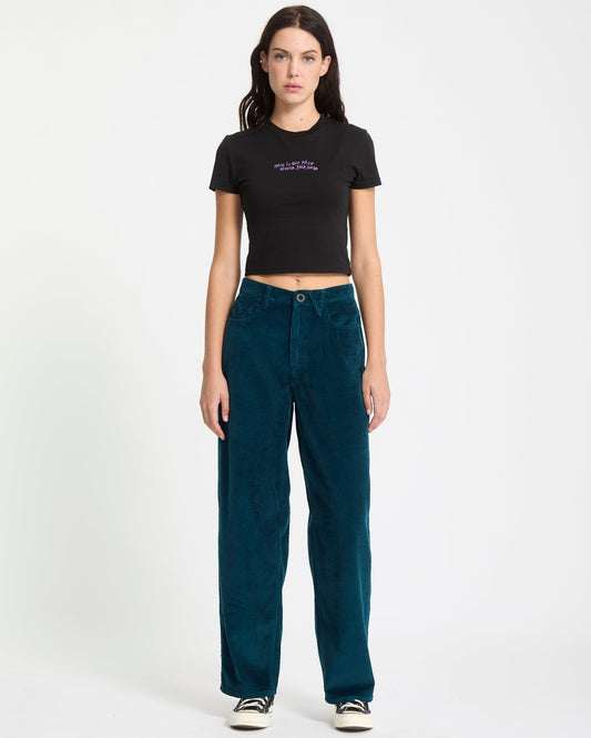 Weellow II Corduroy Trousers - Emerald Green