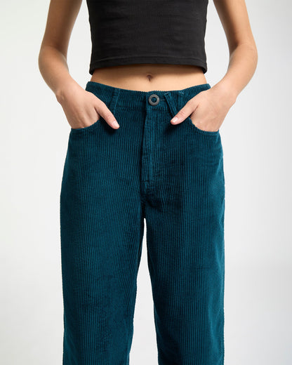 Weellow II Corduroy Trousers - Emerald Green